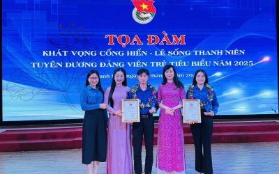 TUYÊN DƯƠNG ĐẢNG VIÊN TRẺ TIÊU BIỂU NĂM 2025