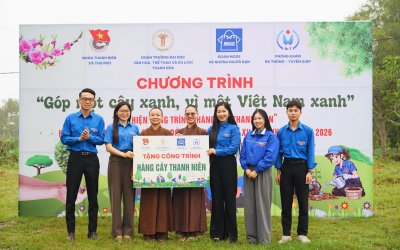 GÓP MỘT CÂY XANH – VÌ MỘT VIỆT NAM XANH: LAN TỎA TINH THẦN TÌNH NGUYỆN CỦA TUỔI TRẺ TUCST